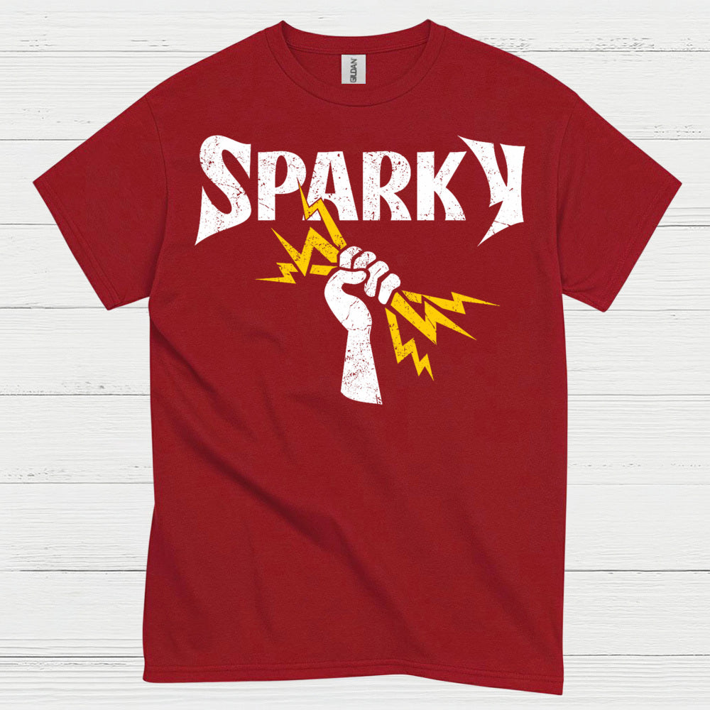 Sparky Electrician Graphic T Shirt