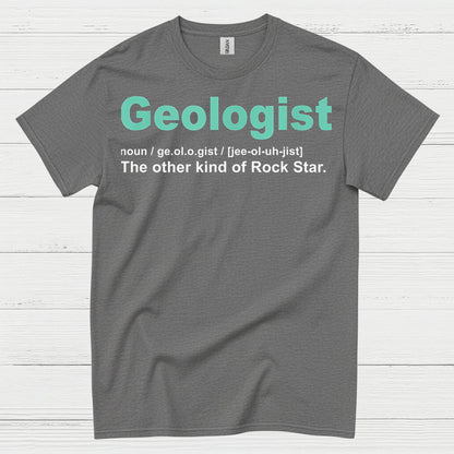 Geologist Rock Star Definition T Shirt