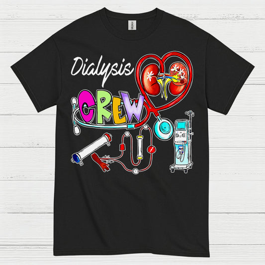 Dialysis Crew Support Awareness T Shirt