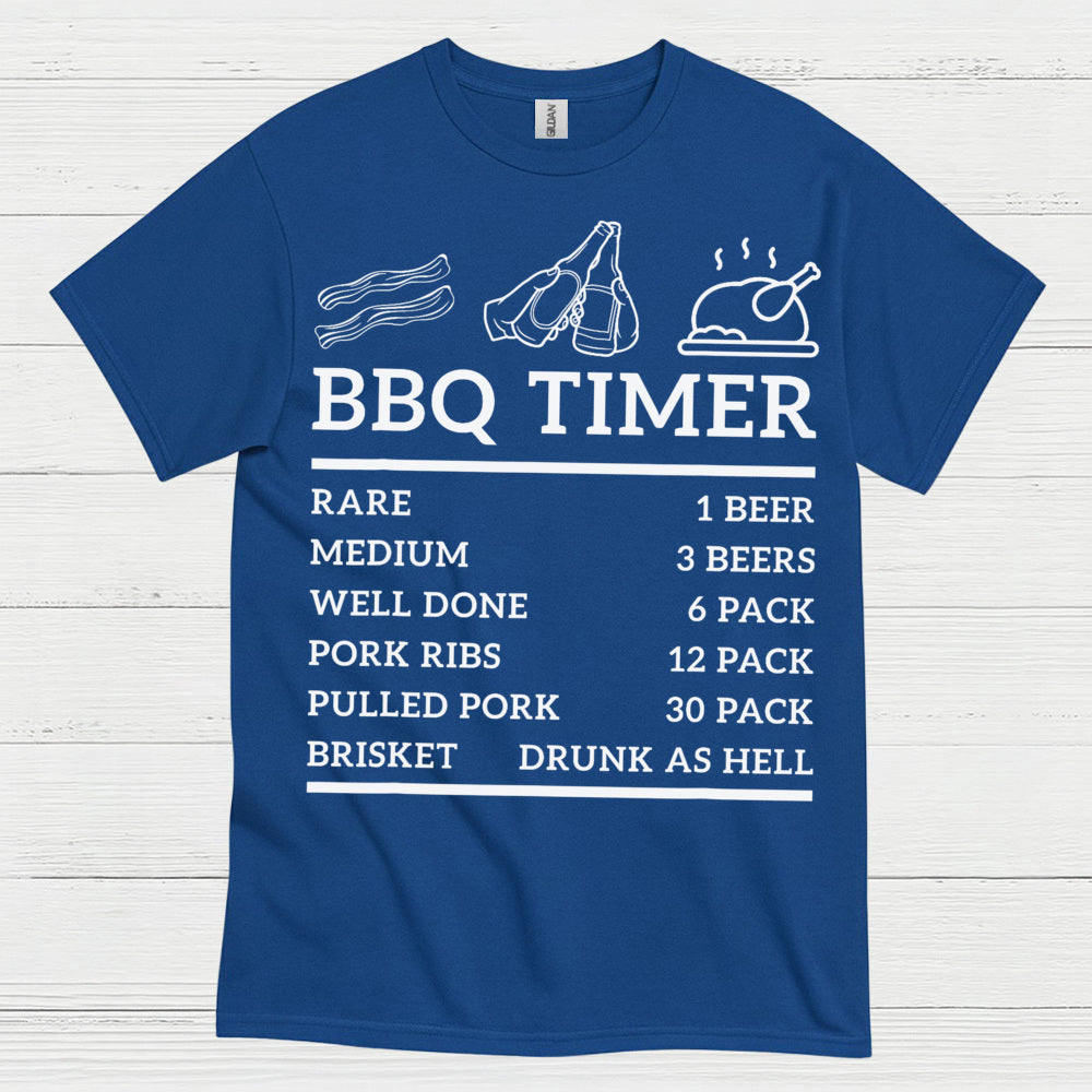 BBQ Timer Grilling T Shirt