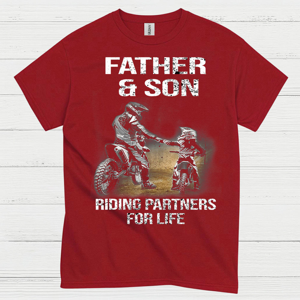 Father And Son Riding Partners For Life T Shirt
