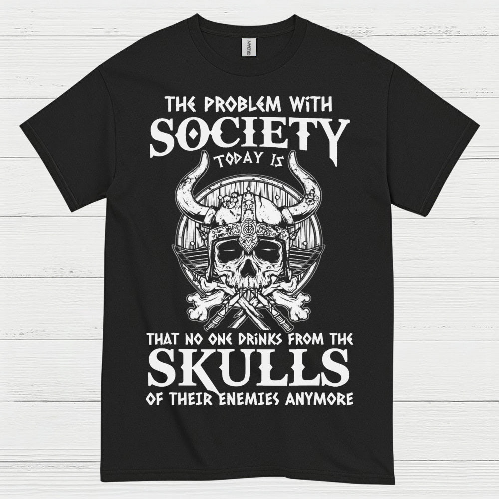 Skulls of Their Enemies Viking T Shirt