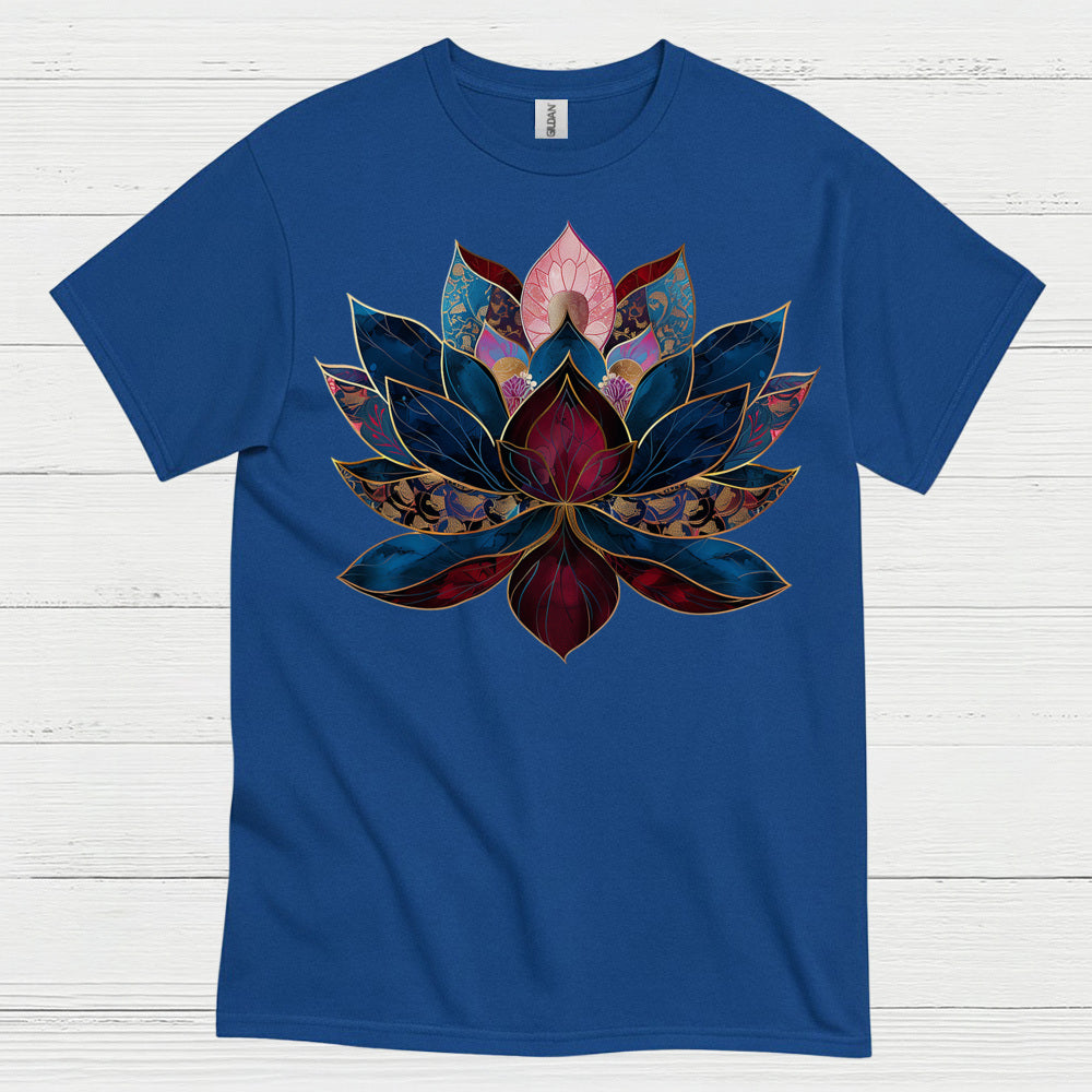 Sacred Lotus Mandala Yoga T Shirt