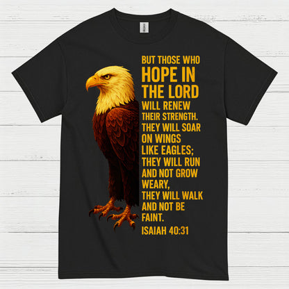 Hope In The Lord Christian Eagle Faith T Shirt