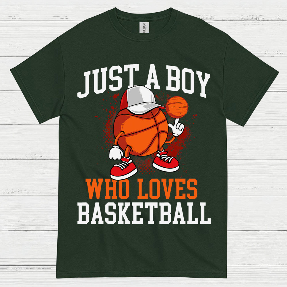 Just A Boy Who Loves Basketball T Shirt