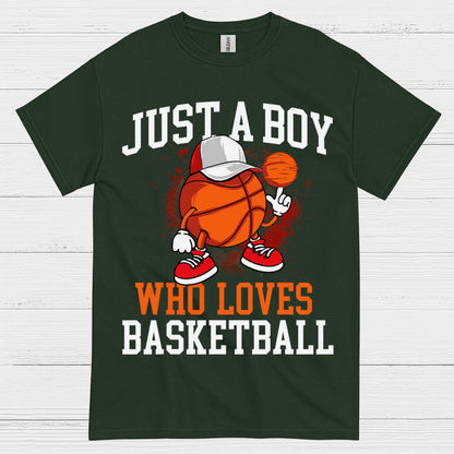 Just A Boy Who Loves Basketball T Shirt