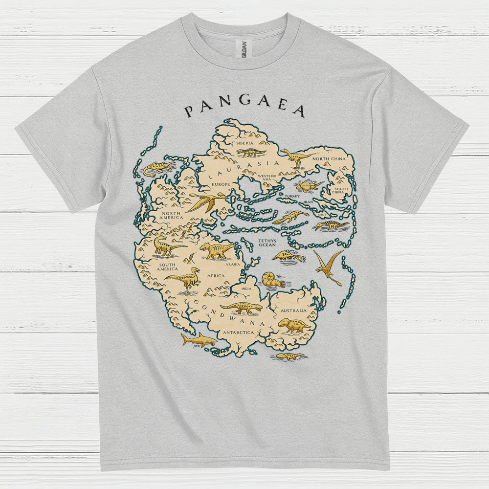 Pangaea Ancient Earth Map T Shirt