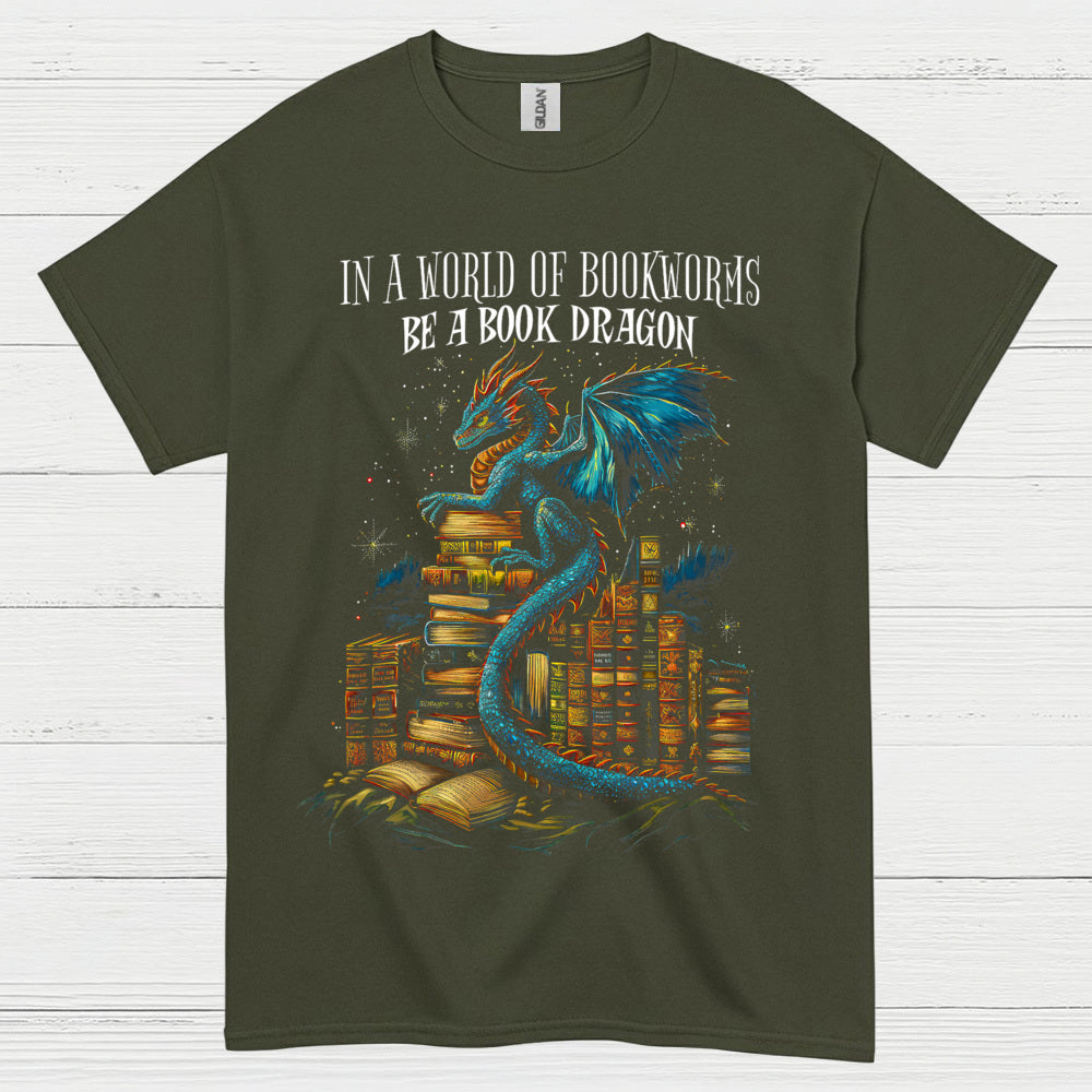 Be A Book Dragon T Shirt