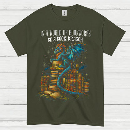 Be A Book Dragon T Shirt