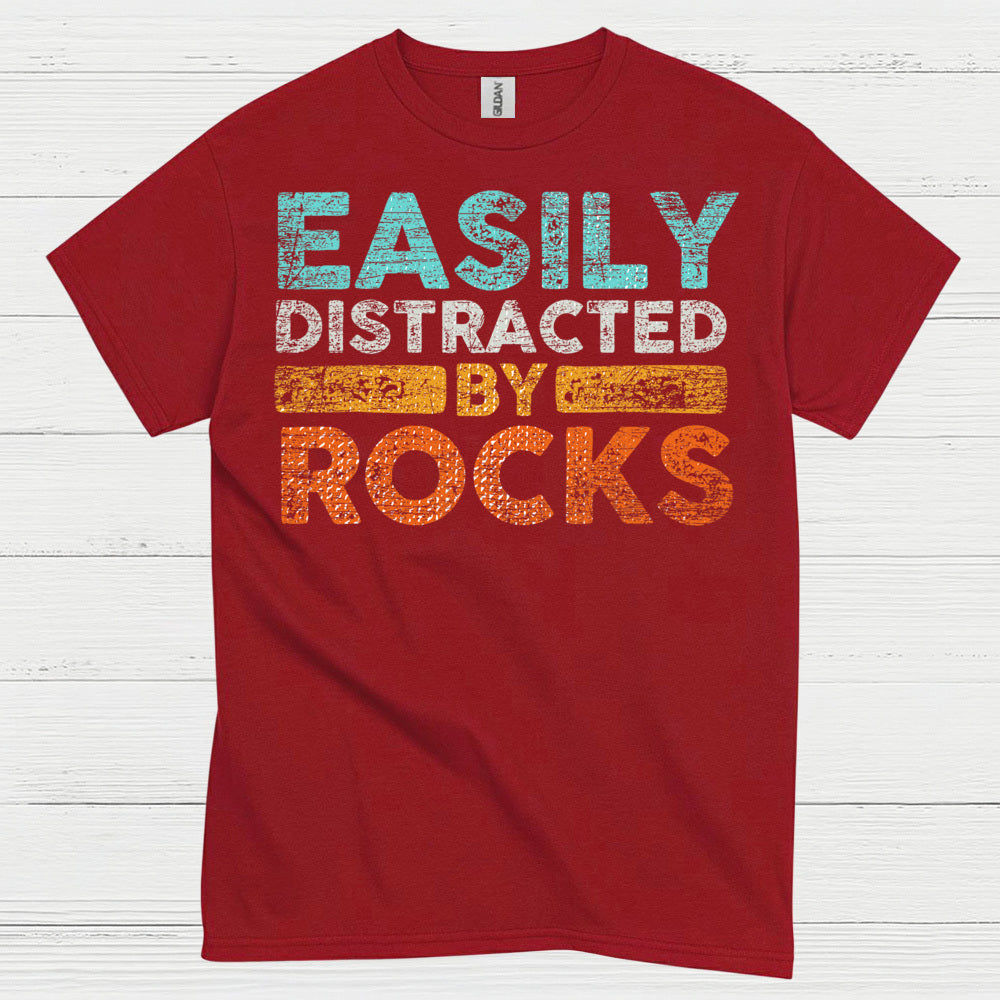 Easily Distracted Rock Lover T Shirt