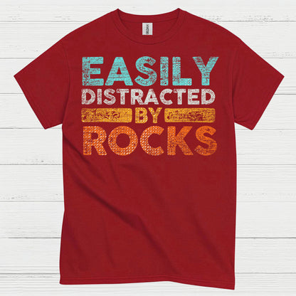 Easily Distracted Rock Lover T Shirt
