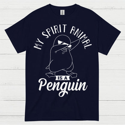 My Spirit Animal Is A Penguin Quote T Shirt