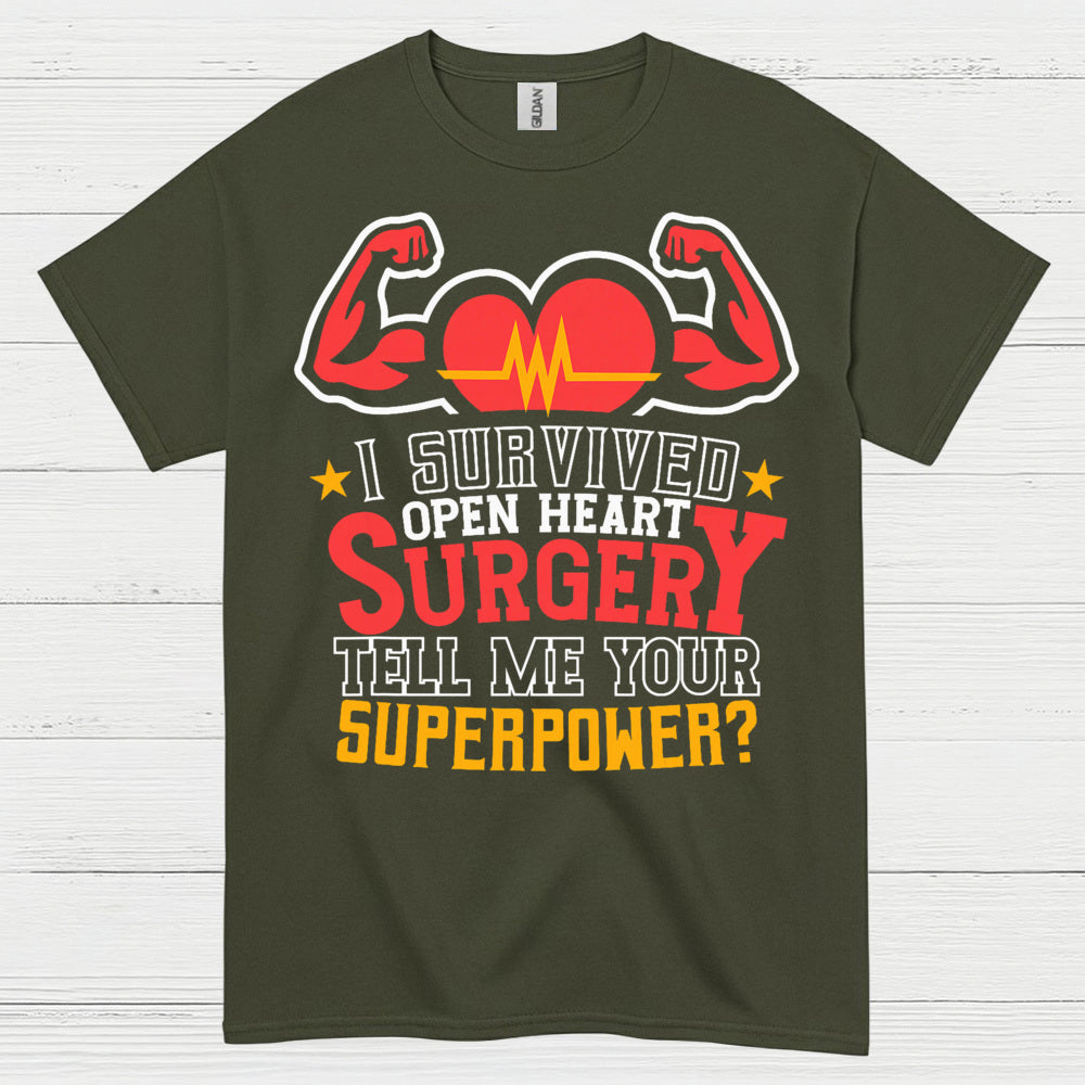 Open Heart Surgery Superpower T Shirt