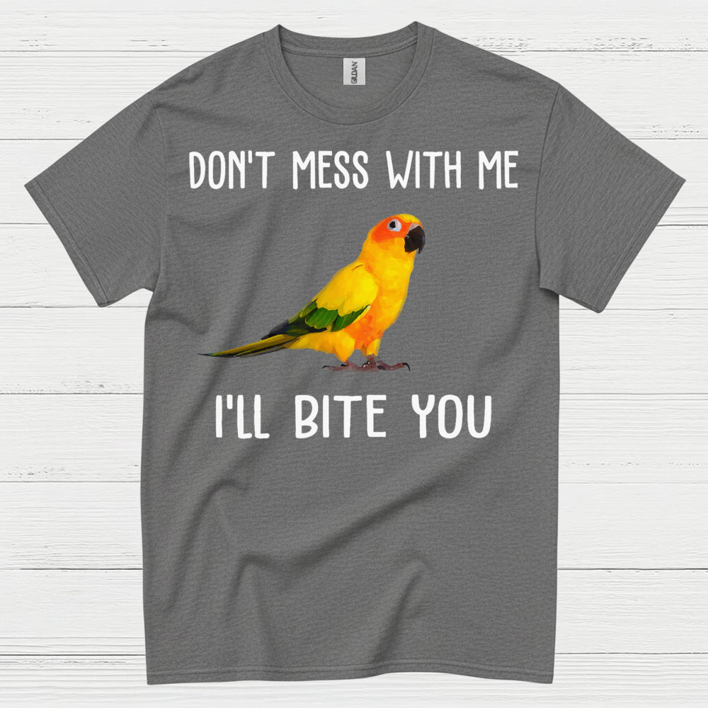 Don’t Mess With Me Funny Parrot T Shirt
