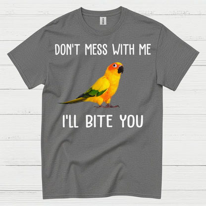 Don’t Mess With Me Funny Parrot T Shirt