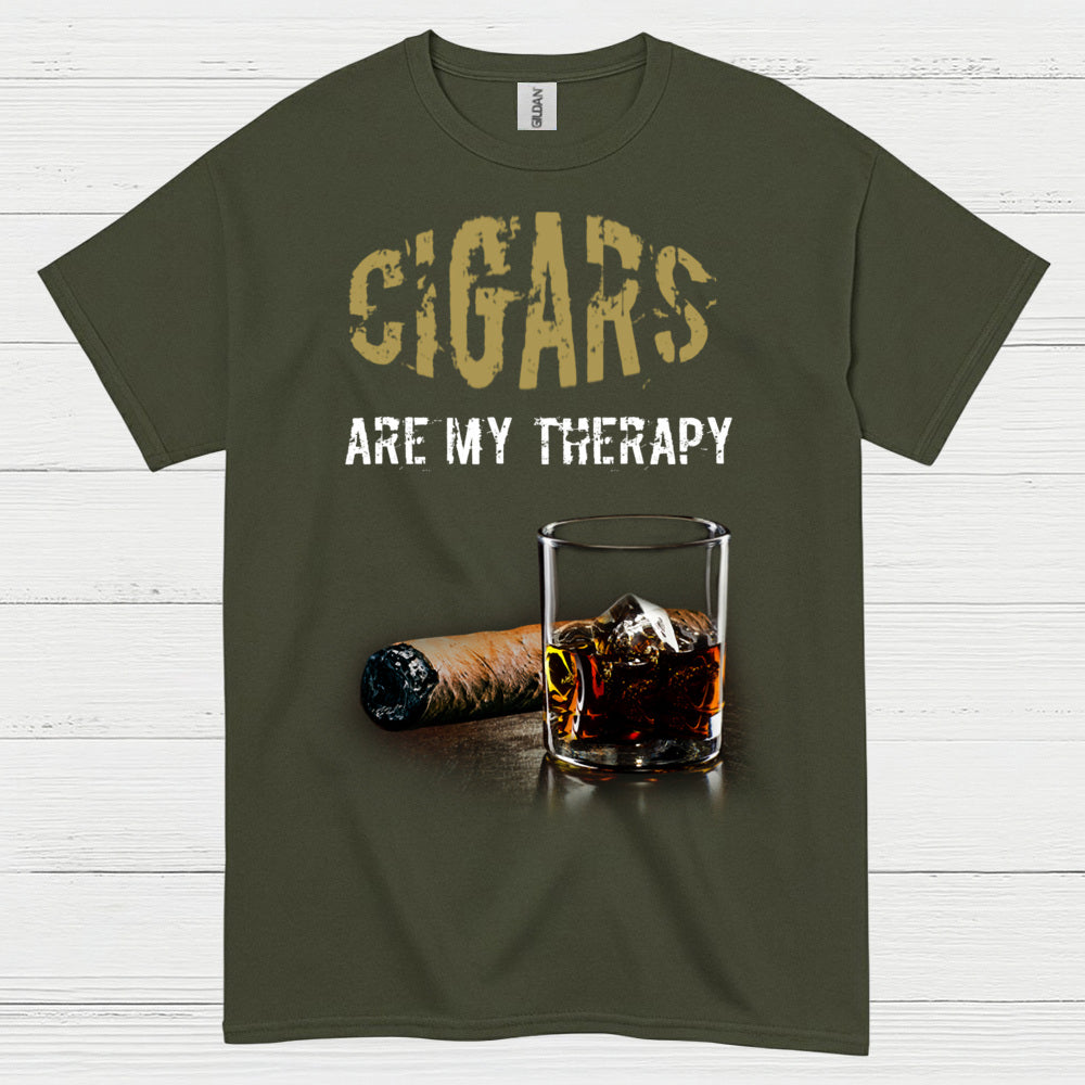 Cigars Are My Therapy T Shirt