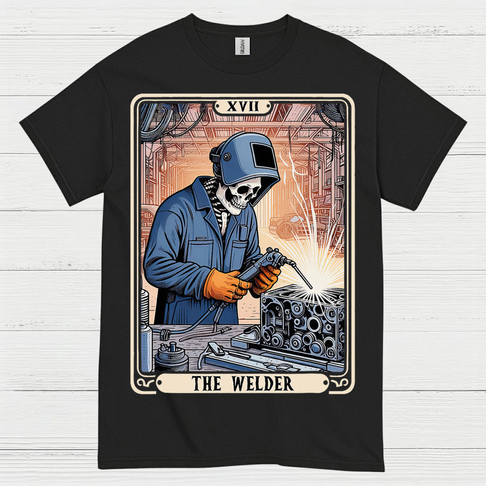 The Welder Tarot Card T Shirt