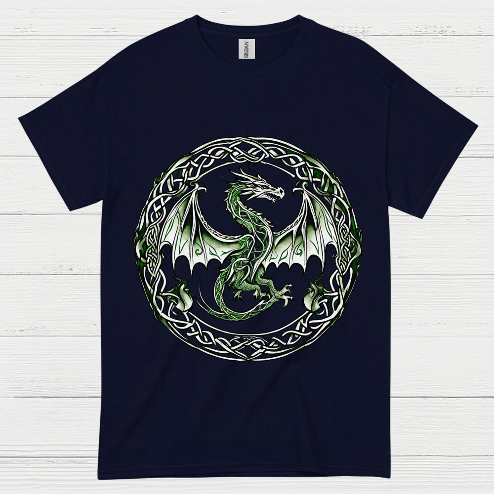 Celtic Green Dragon T Shirt