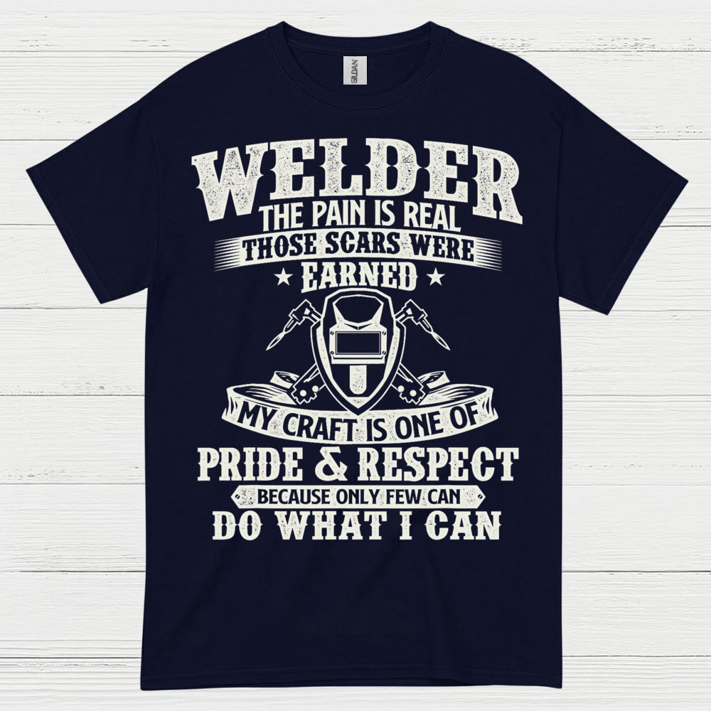 Pride And Respect Welder T Shirt