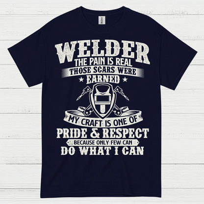 Pride And Respect Welder T Shirt