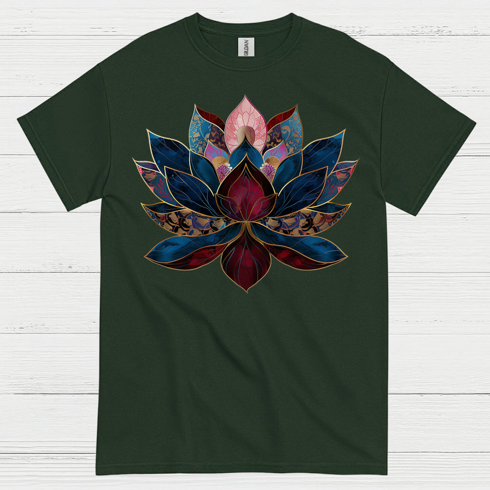 Sacred Lotus Mandala Yoga T Shirt