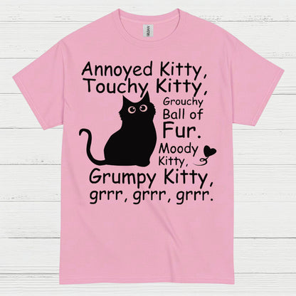 Grumpy Kitty Cat Humor T Shirt