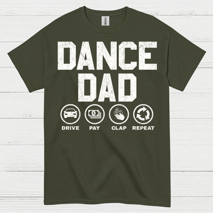 Dance Dad Drive Pay Repeat T Shirt