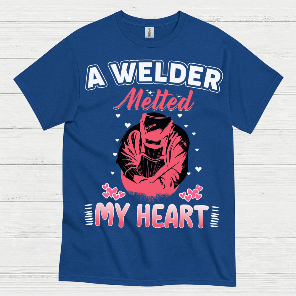 A Welder Melted My Heart T Shirt