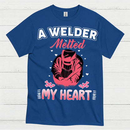 A Welder Melted My Heart T Shirt