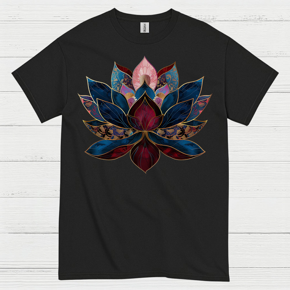 Sacred Lotus Mandala Yoga T Shirt