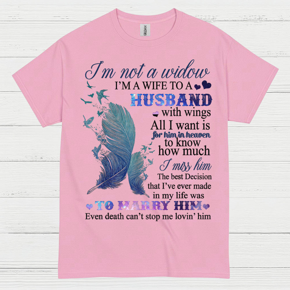 Forever His Wife With Wings In Heaven T Shirt