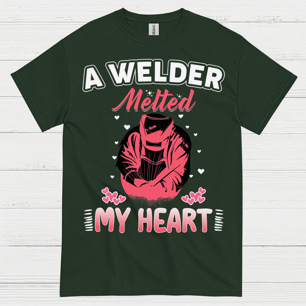 A Welder Melted My Heart T Shirt