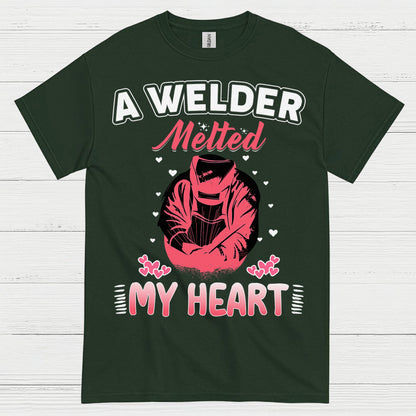 A Welder Melted My Heart T Shirt