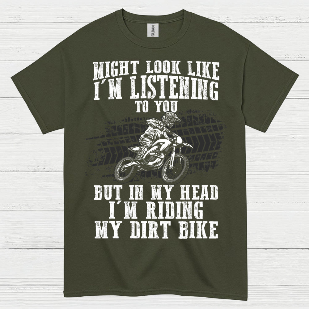 Funny Dirt Bike Mind Riding T Shirt