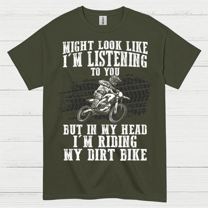 Funny Dirt Bike Mind Riding T Shirt