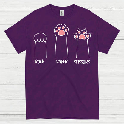Rock Paper Scissors Cat Paw T Shirt