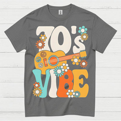 70s Vibe Retro Guitar T Shirt