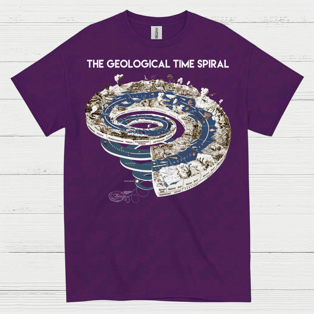 Geological Time Spiral T Shirt