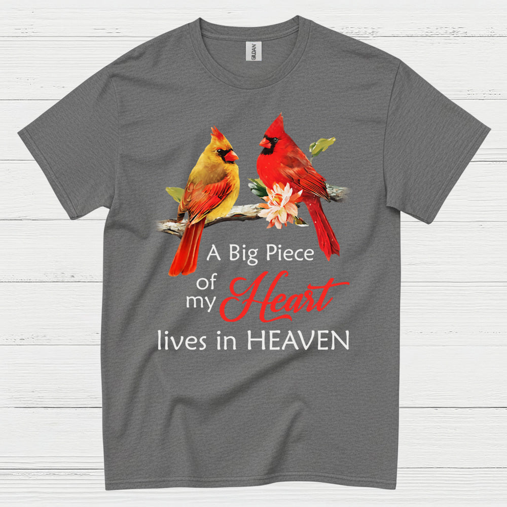 A Big Piece Of My Heart Lives In Heaven T Shirt