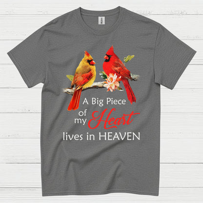 A Big Piece Of My Heart Lives In Heaven T Shirt