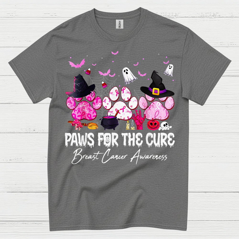 Paws For The Cure Breast Cancer T Shirt