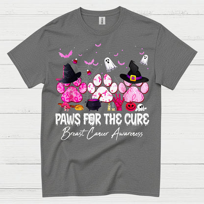 Paws For The Cure Breast Cancer T Shirt