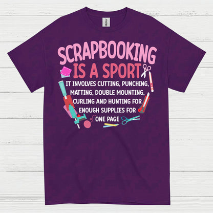 Scrapbooking Is A Sport Funny Crafting T Shirt