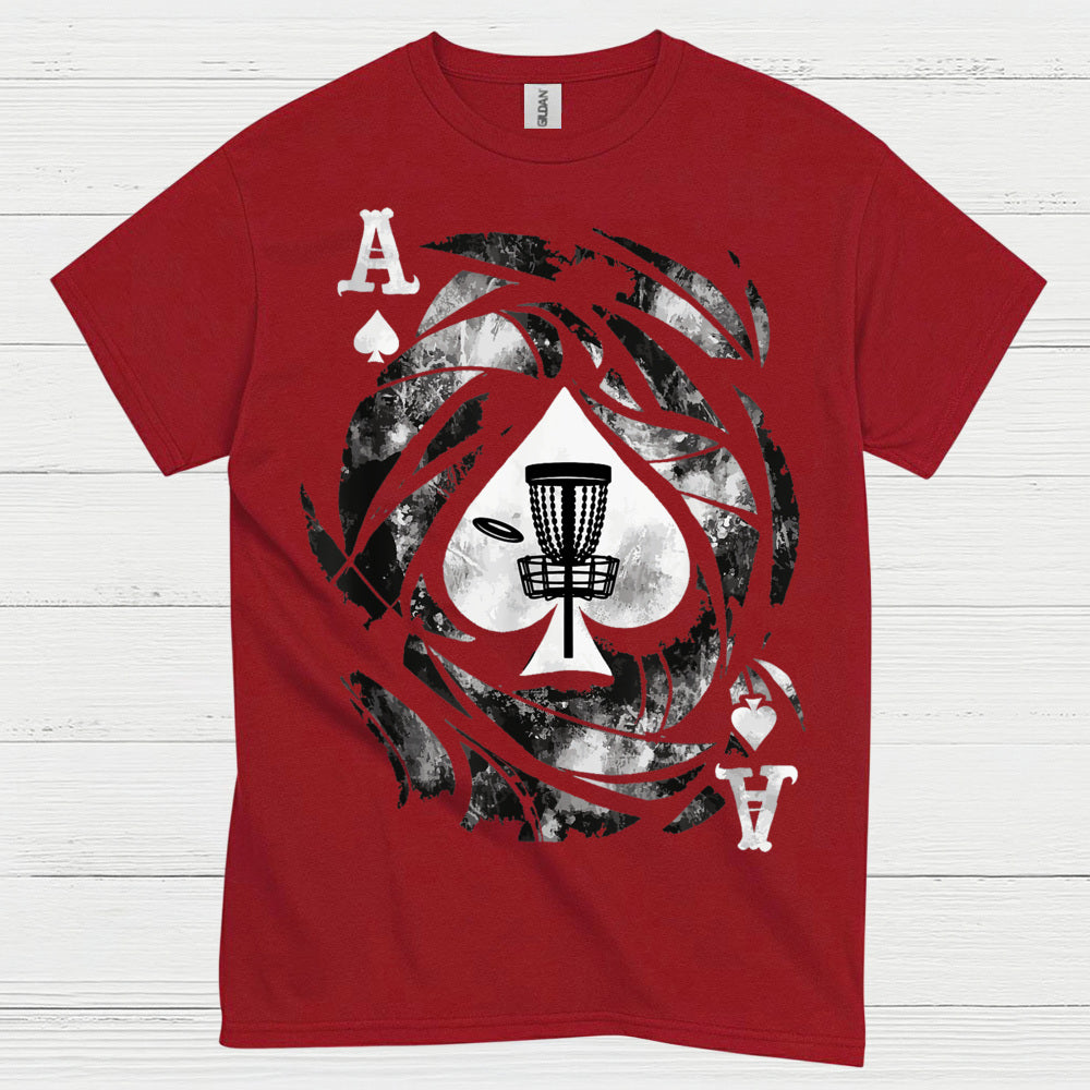 Ace Of Spades Disc Golf T Shirt