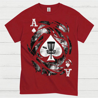 Ace Of Spades Disc Golf T Shirt