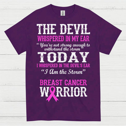 Breast Cancer Warrior I Am The Storm T Shirt