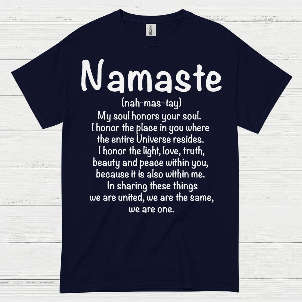 Namaste Spiritual Definition Quote T Shirt