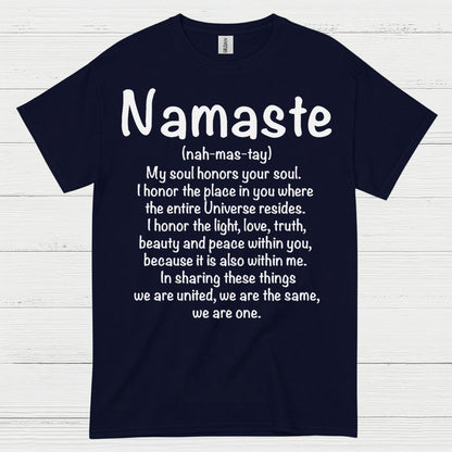 Namaste Spiritual Definition Quote T Shirt
