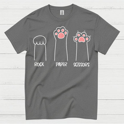 Rock Paper Scissors Cat Paw T Shirt