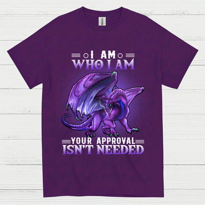 Purple Dragon Attitude T Shirt